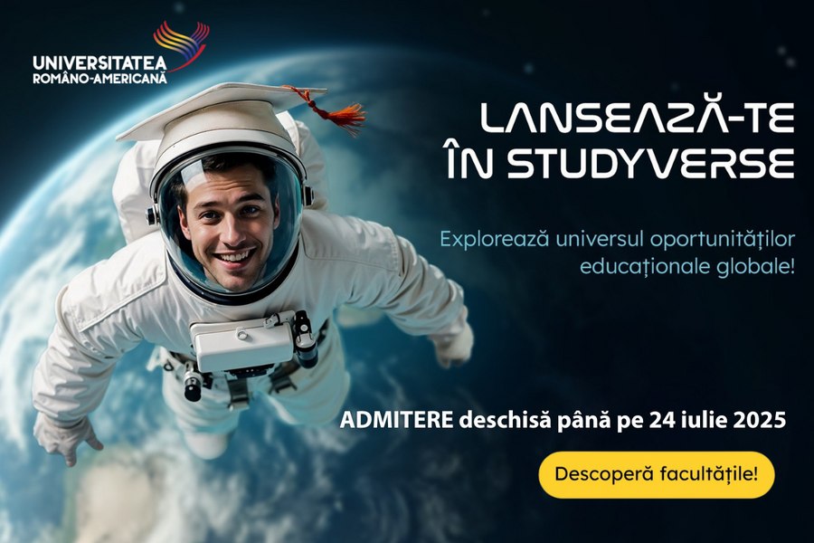 Admiterea 2025 la Universitatea Româno-Americană: șapte facultăți, locuri fără taxă, platformă digitală inovatoare și oportunități internaționale