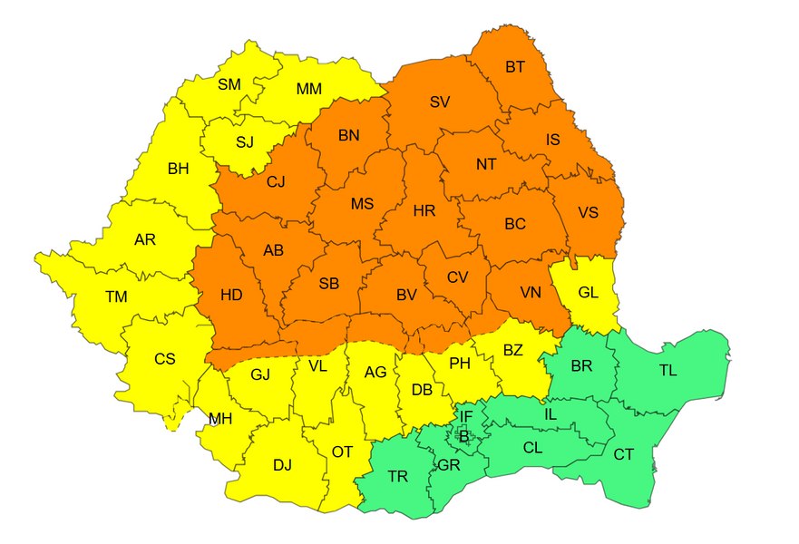 Comitet pentru situaţii de urgenţă convocat la Ministerul Mediului, ca urmare a avertizărilor meteo. Buzoianu: „Suntem pregătiți să intervenim”