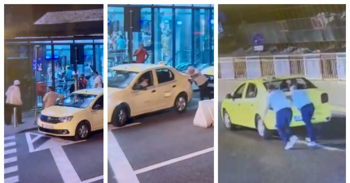 Turist de 90 de ani, țepuit de un taximetrist român la aeroport. Suma incredibilă plătită pentru o cursă cu mașina care a trebuit împinsă