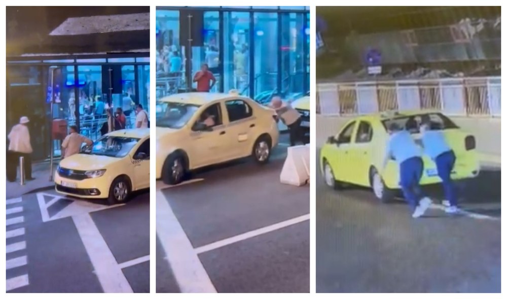 Turist de 90 de ani, țepuit de un taximetrist român la aeroport. Suma incredibilă plătită pentru o cursă cu mașina care a trebuit împinsă