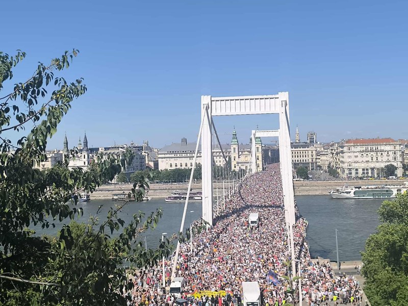 Număr record de participanți la Marșul Pride de la Budapesta, în ciuda interdicției impuse de premierul Viktor Orban