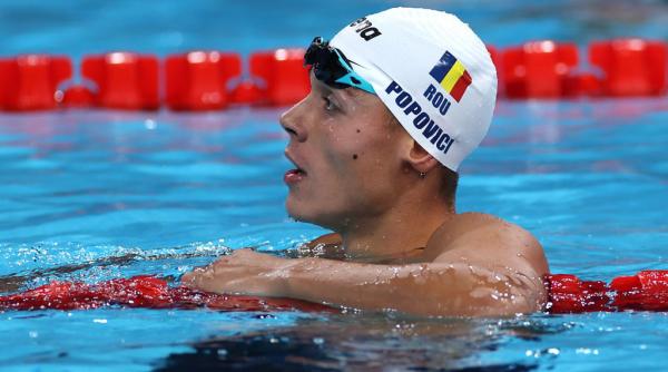 David Popovici, mesaj după ce a doborât recordul european la 100 m liber: "Limitele sunt făcute să fie depășite"