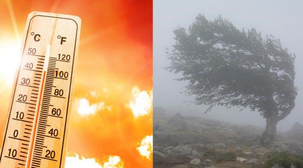 România, între vijelii și caniculă. ANM a emis noi alerte meteo cod galben. HARTĂ