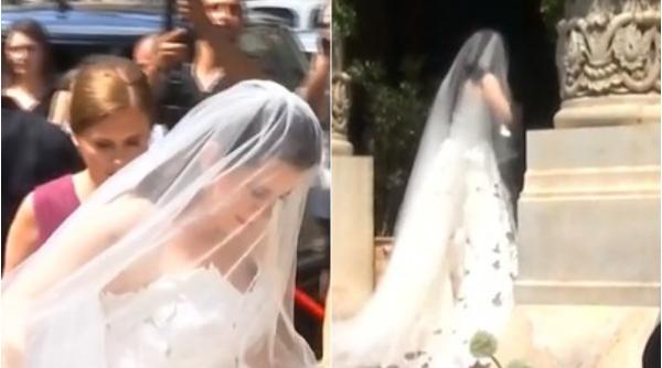 Primele imagini de la cununia religioasă a Kirei Hagi. La nunta de la Cernica sunt așteptați peste 1.000 de invitați