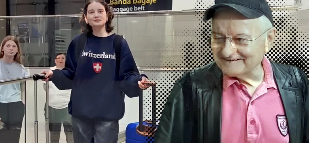 Fiica lui Irinel Columbeanu a venit în țară. Paparazii au surprins-o la aeroport
