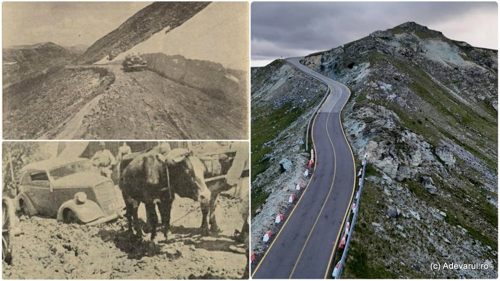 Cum se circula pe Transalpina acum 90 de ani: „Cotește nesfârșit și la fiecare pas se izbește de marginea unui gol fără fund”