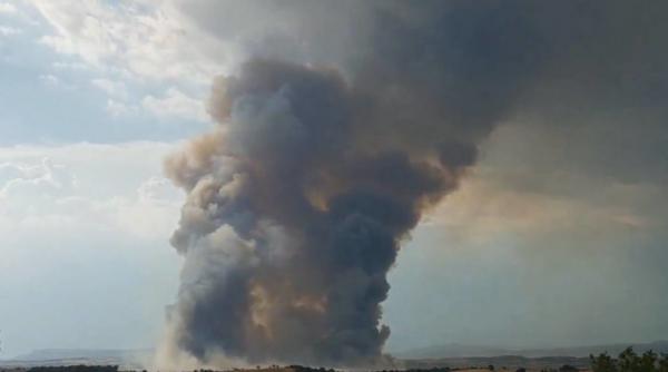 Incendii devastatoare și un fenomen rar în Catalonia. Doi oameni au murit, 20.000 au fost au izolați, peste 5.000 de hectare au ars