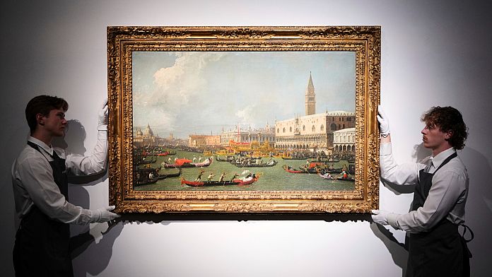 Capodopera lui Canaletto la Veneția stabilește un nou record la licitație, cu o vânzare de 37,8 milioane de euro la Christie’s Londra