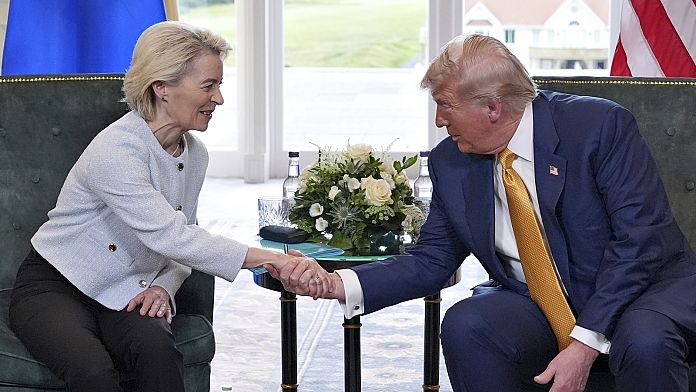 Von der Leyen și Trump au încheiat un acord comercial între UE și SUA, cu o taxă vamală de 15% pentru blocul comunitar.