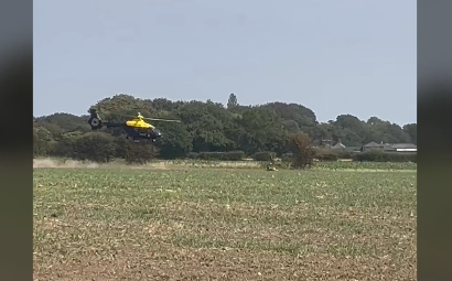 Vizual pentru elicopter poliției britanice pe Top10stiri.ro