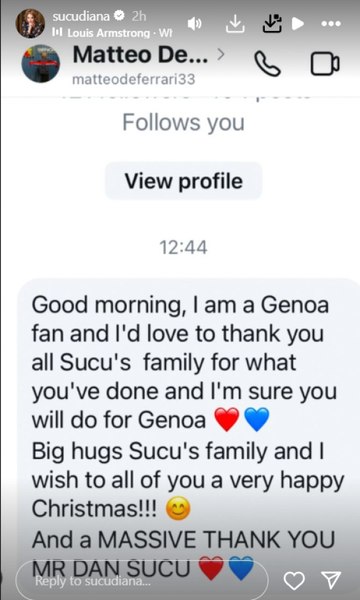 Foto reprezentând genoa scris dianei - Știri România