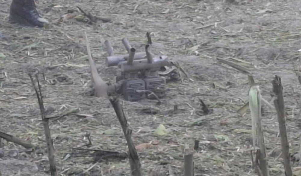 Foto reprezentând dronă militară explodat - Știri România