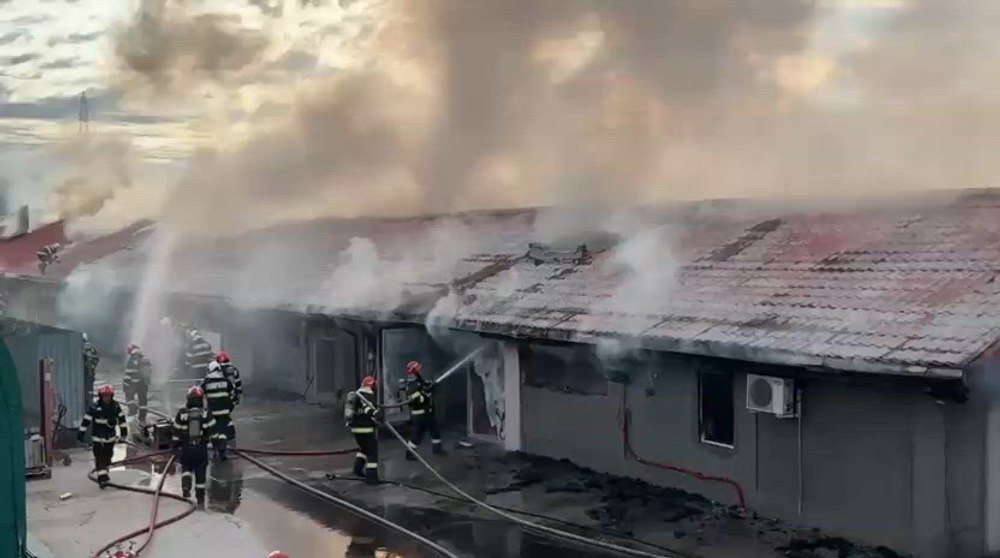 Foto reprezentând incendiu proporții buftea - Știri România