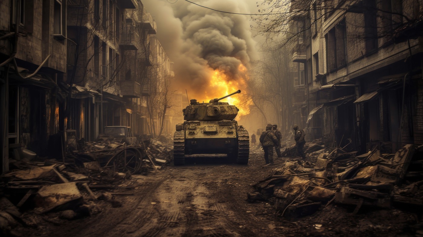 Foto reprezentând cinci războaie izbucni - Știri România