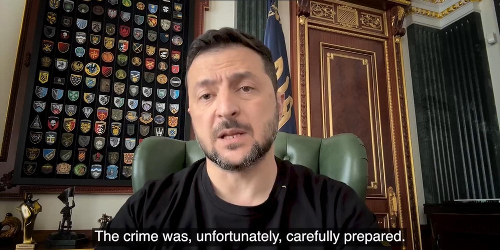 Foto reprezentând zelenski reacţionează asasinarea - Știri România