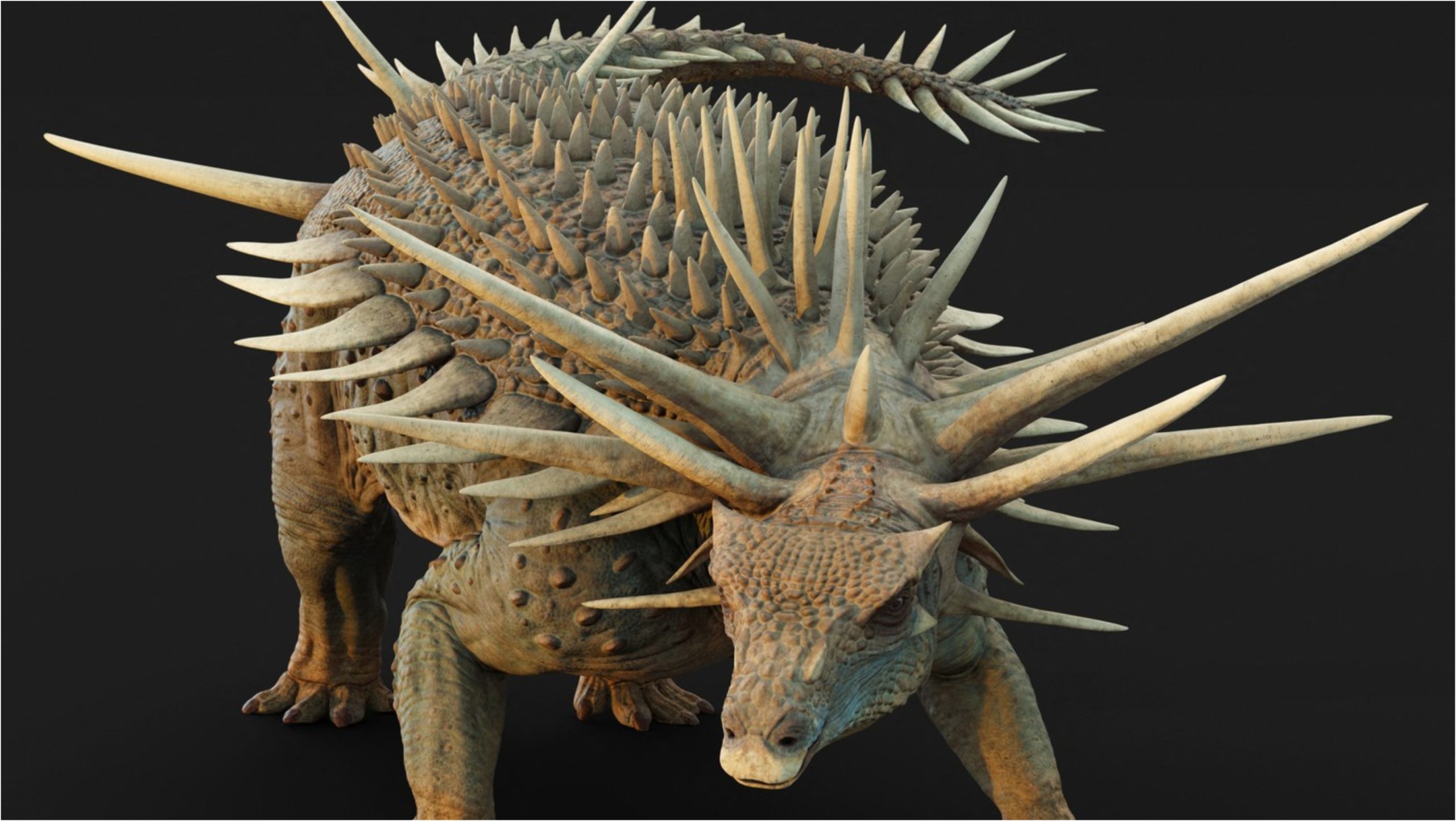 Dinozaurul punk rock: O nouă specie „blindată” cu țepi uriași și scuturi osoase a fost descoperită în Maroc