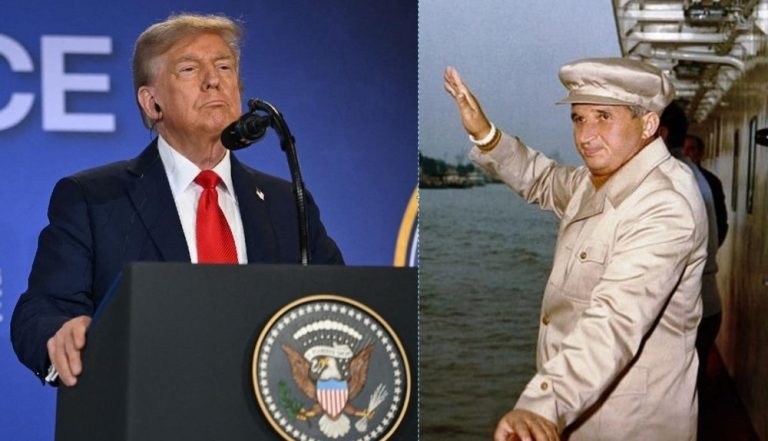 Foto reprezentând trump comparat ceauşeşcu - Știri România
