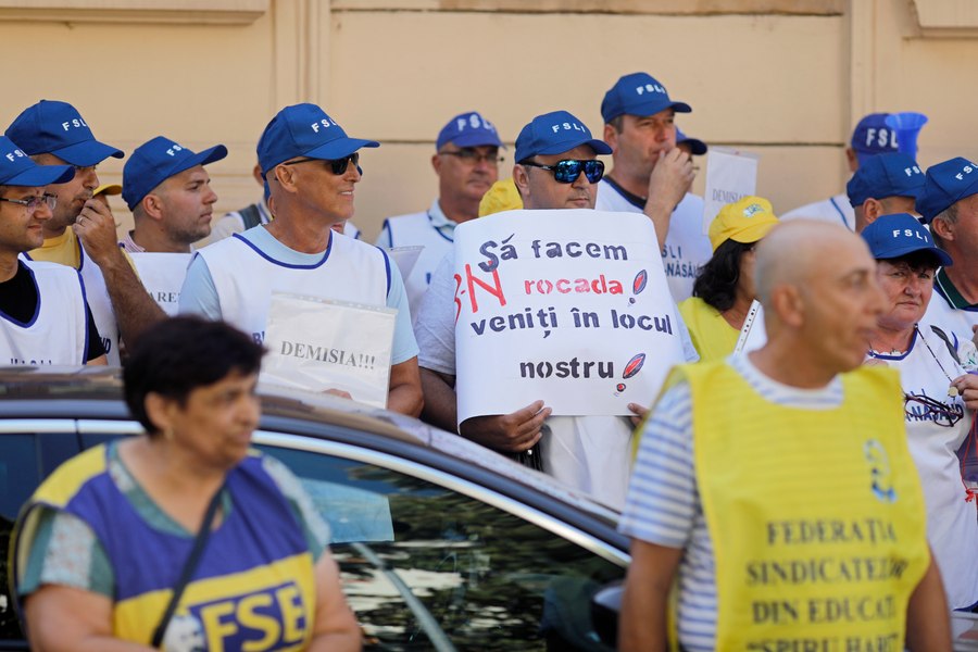 Foto reprezentând greve administrație educație - Știri România