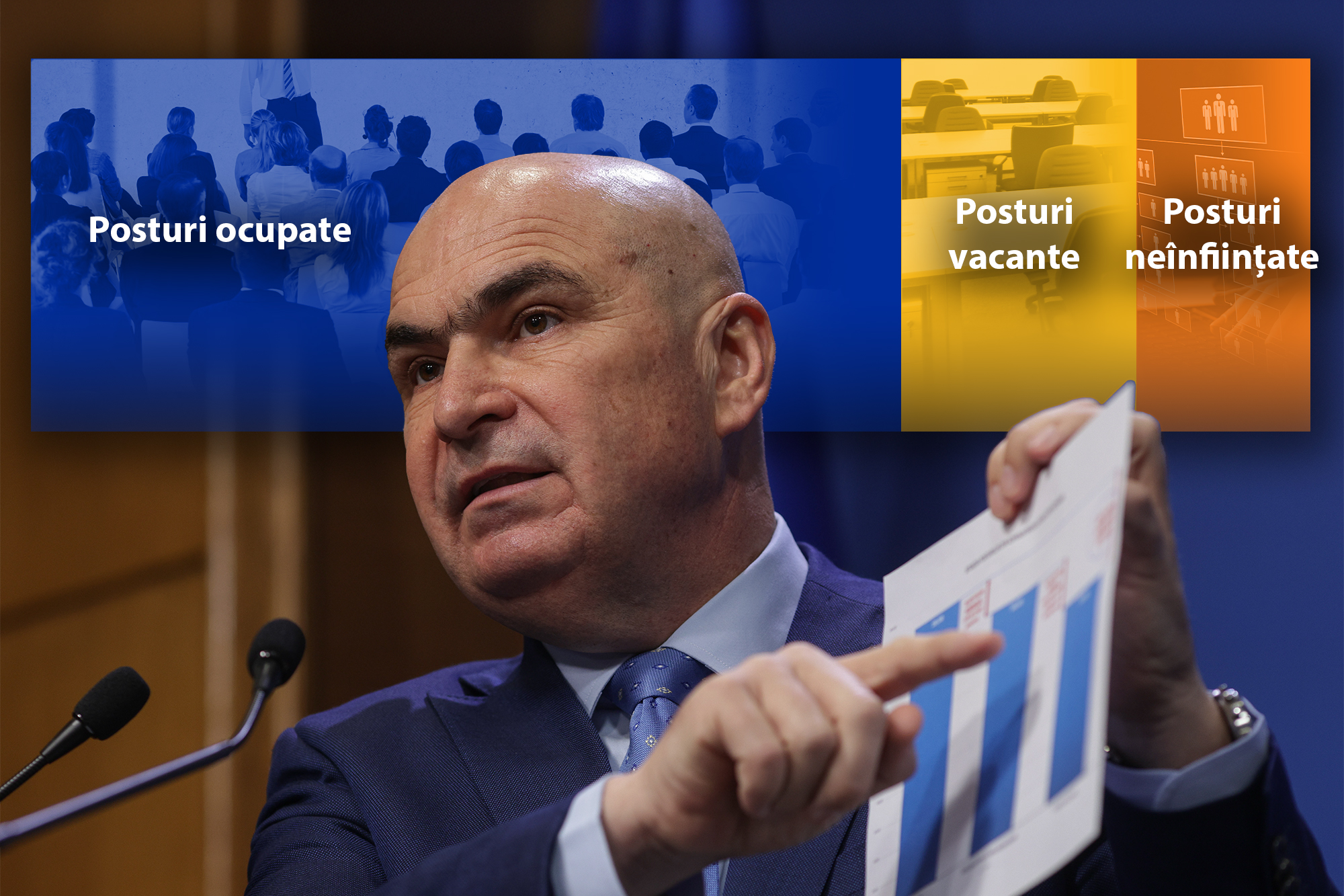 Cifre. Cum arată scenariul lui Bolojan pentru tăierile din administrația publică, contestat de PSD. Situația în fiecare județ și unde ar urma să fie făcute cele mai multe concedieri – HARTĂ
