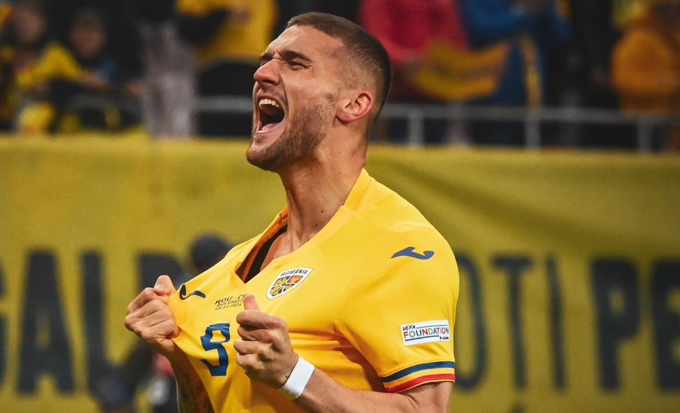 Daniel Bîrligea, jucătorul sezonului trecut în Superligă, și-a schimbat look-ul înainte de acțiunile naționalei