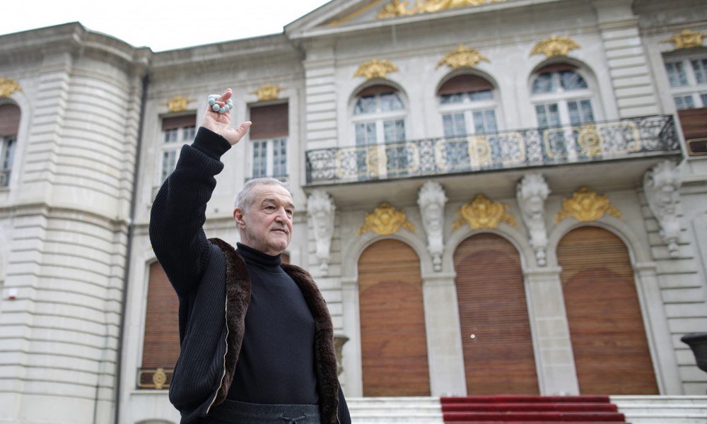 Foto reprezentând palatul becali vandalizat - Știri România