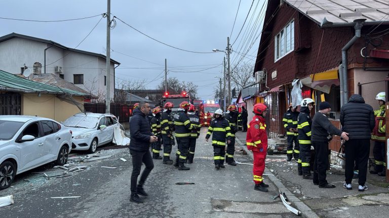 Foto reprezentând explozie într casă - Știri România