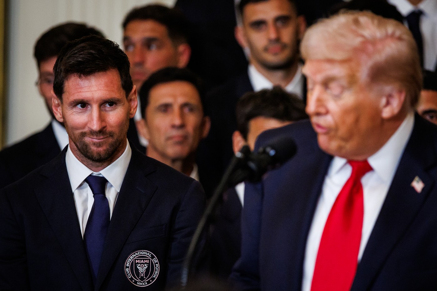 messi primit trump - Imagine ilustrativă