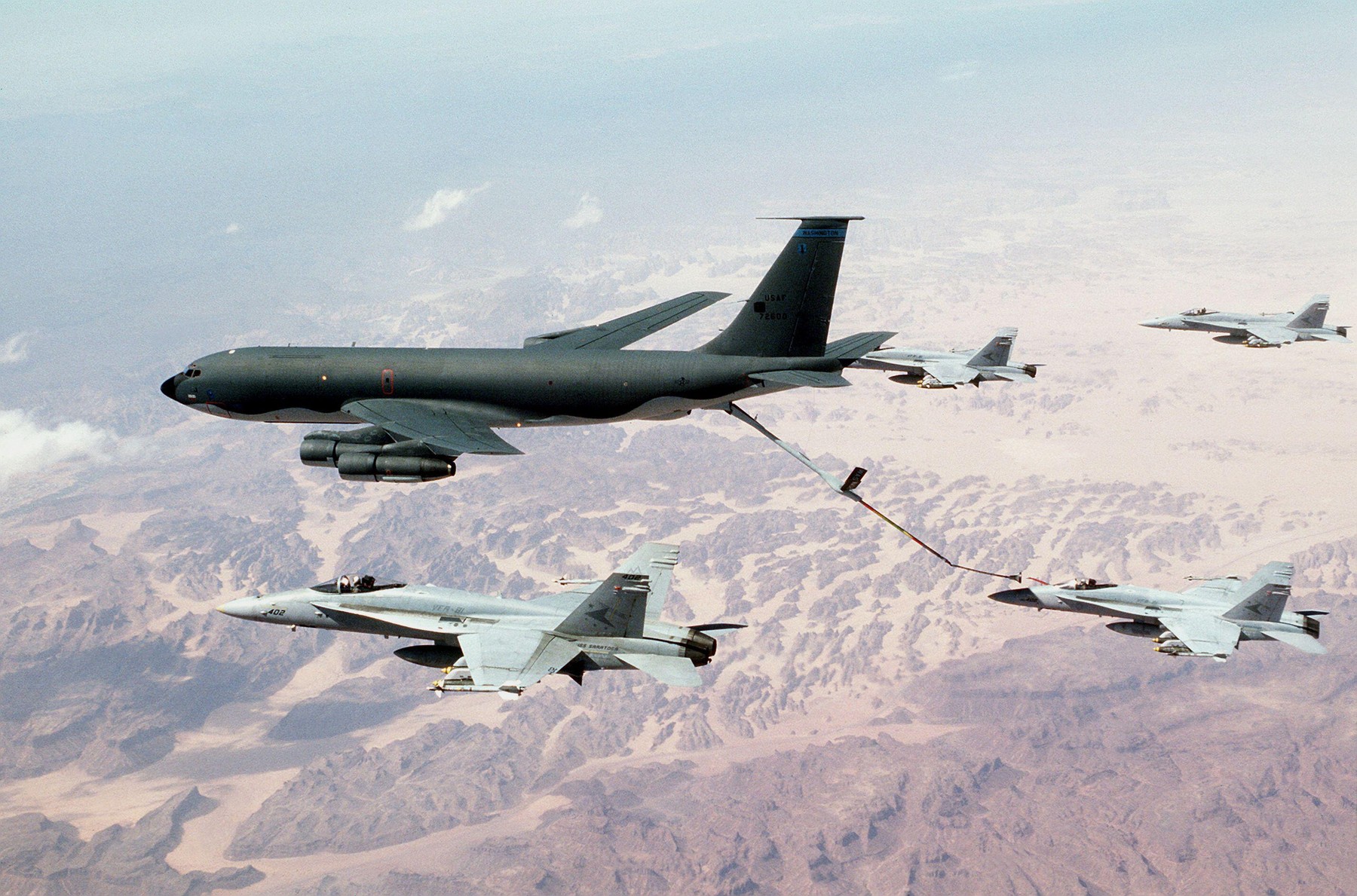 Imagine despre stratotanker american prăbușit - Top10stiri.ro