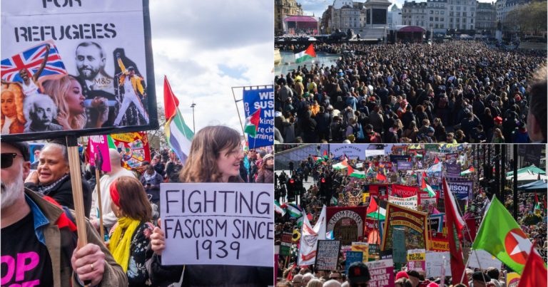 Breaking news: protest Londra extrema dreaptă