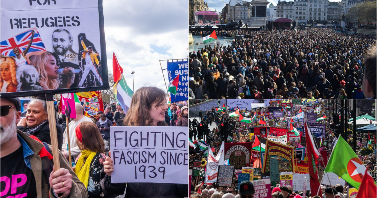 Breaking news: protest Londra extrema dreaptă